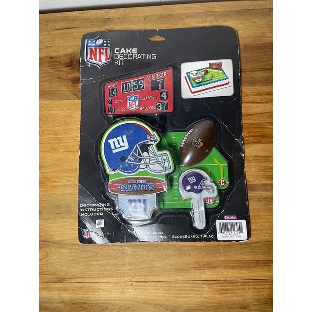 2009 new york giants *superbowl year* cake decorating kit collector's item